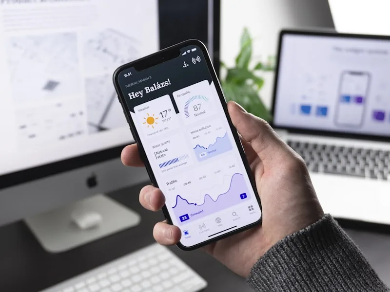 Desarrollo de aplicaciones móviles empresariales en un teléfono