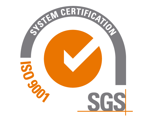 Sello de certificación ISO 9001 — SGS System Certification
